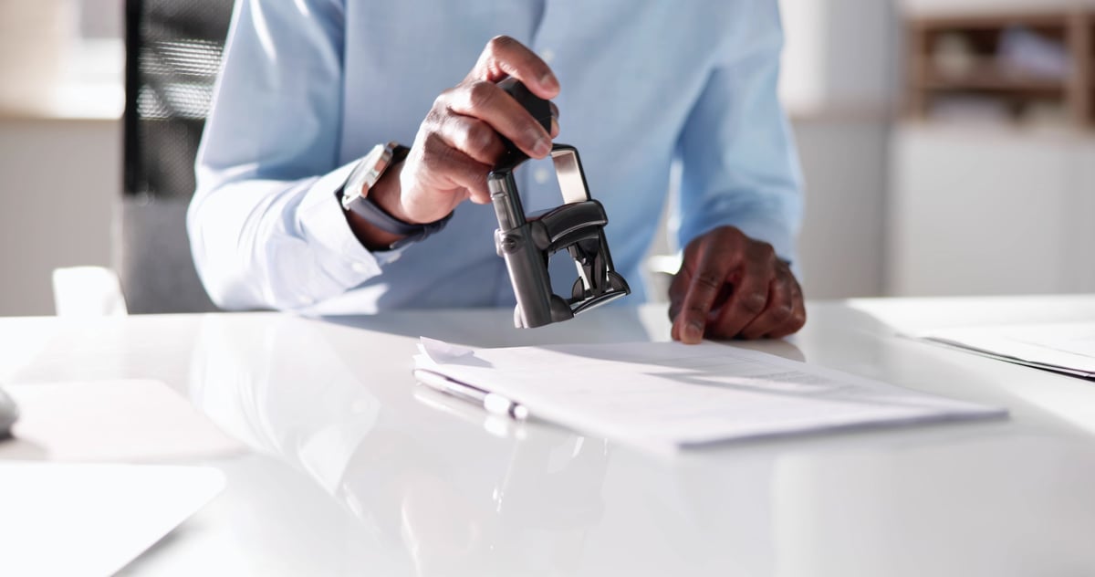 Approved Notary Stamp